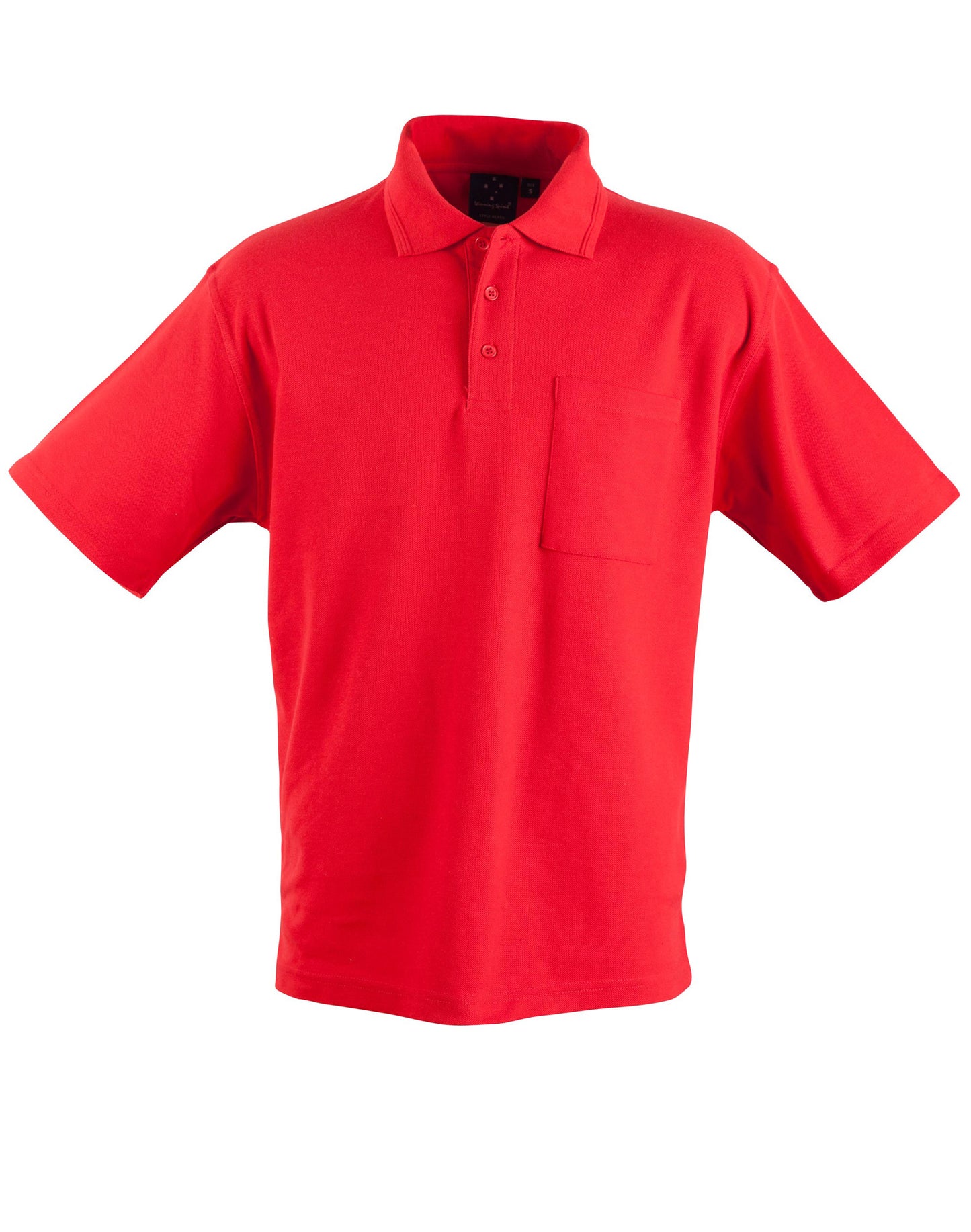 Pocket short sleeve polo - Red
