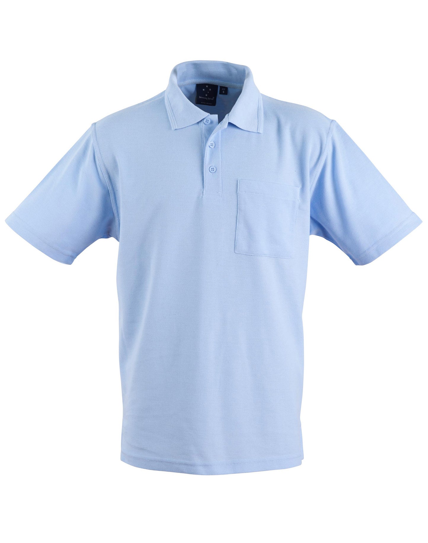 Pocket short sleeve polo - Skyblue