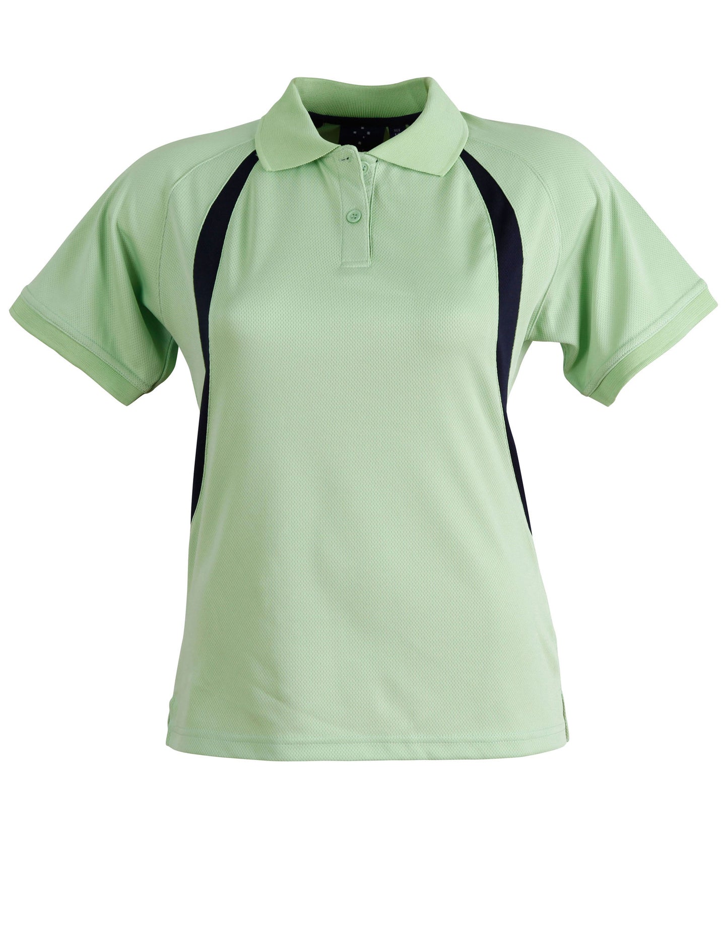 Ladies' CoolDry Soft Mesh Polo - Green/Navy