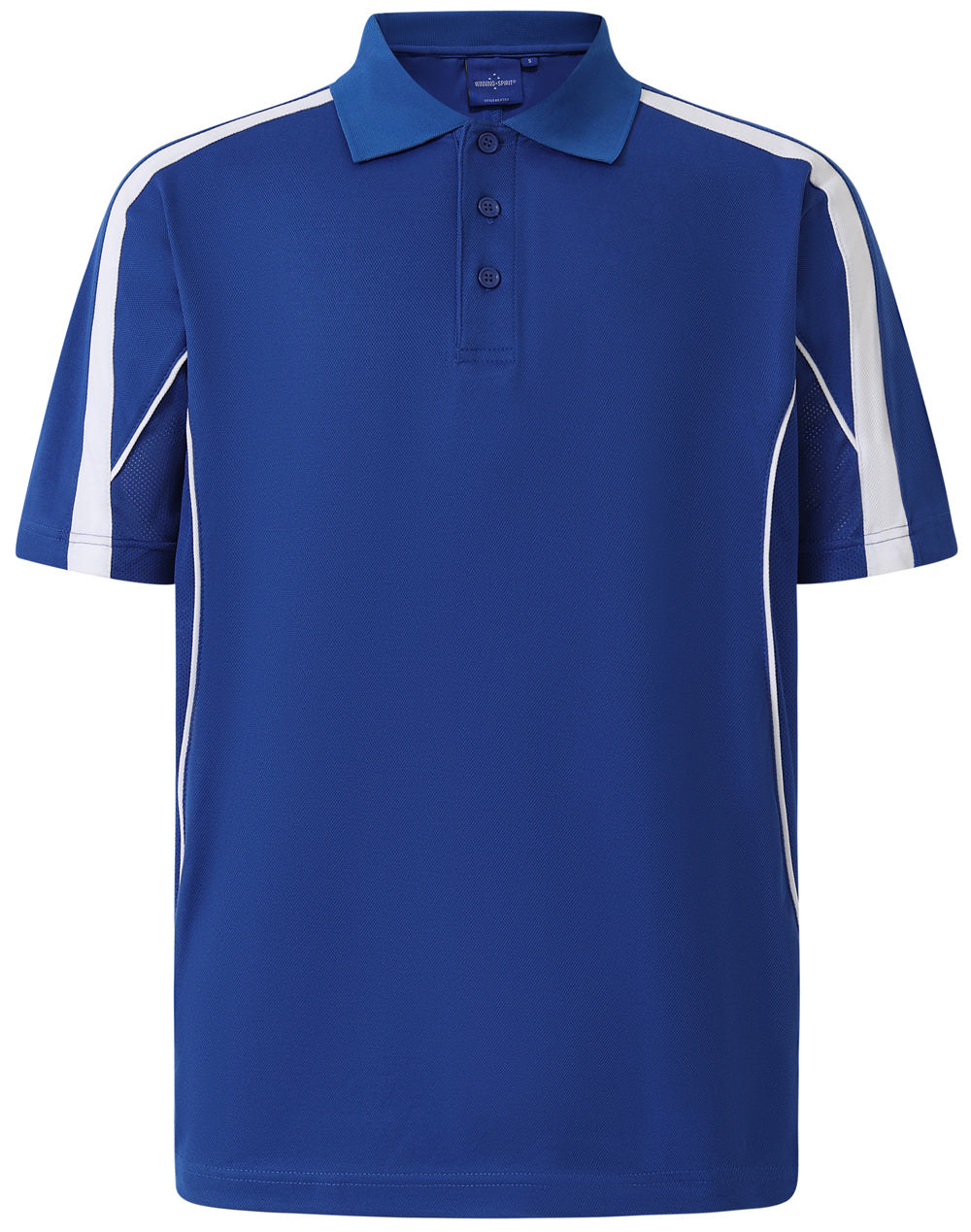 Mens S/S polo truedry - Royal/White