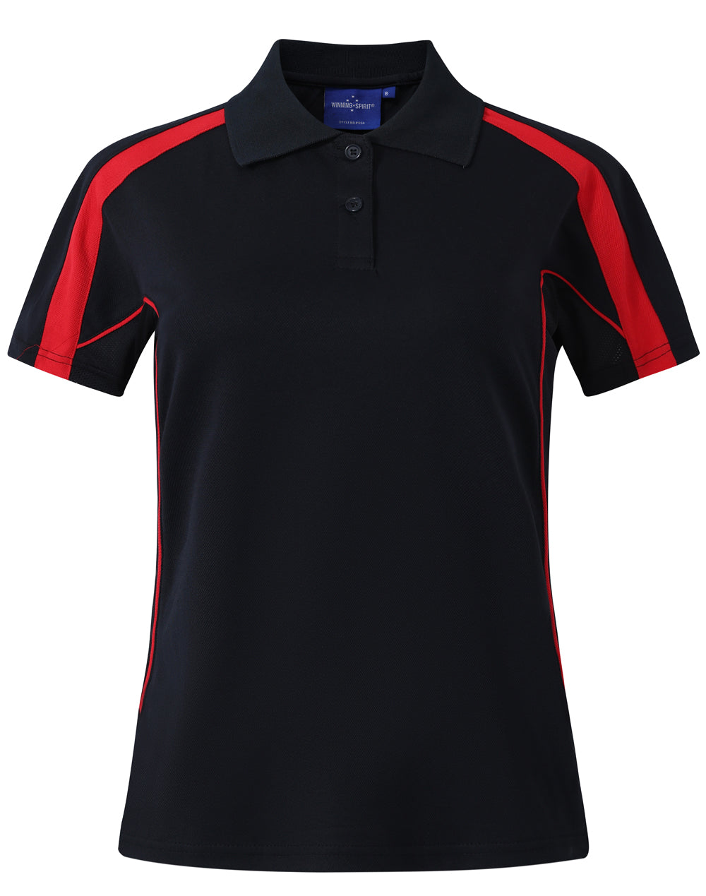 Ladies S/S Sport Polo truedry - Navy/Red