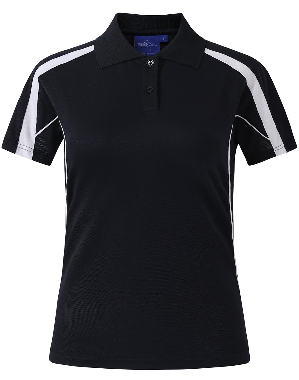 Ladies S/S Sport Polo truedry - Navy/White