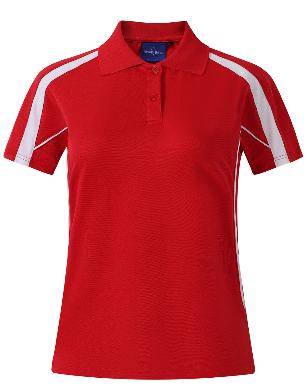 Ladies S/S Sport Polo truedry - Red/White