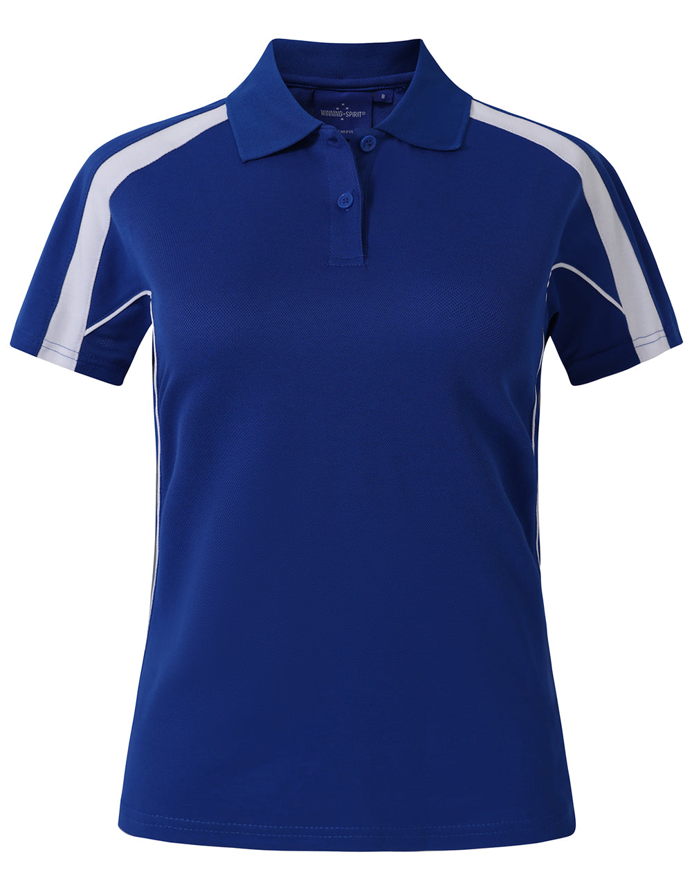 Ladies S/S Sport Polo truedry - Royal/White