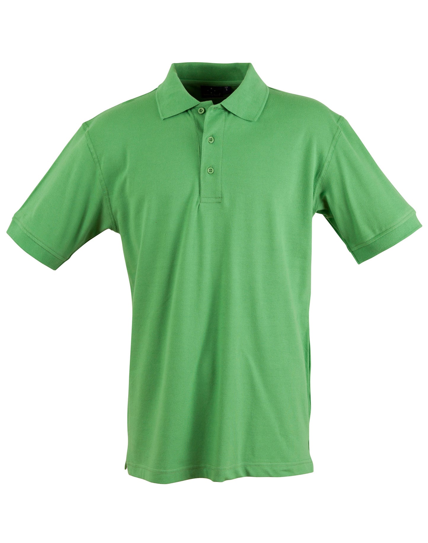Men's cotton stretch polo - Green Tea