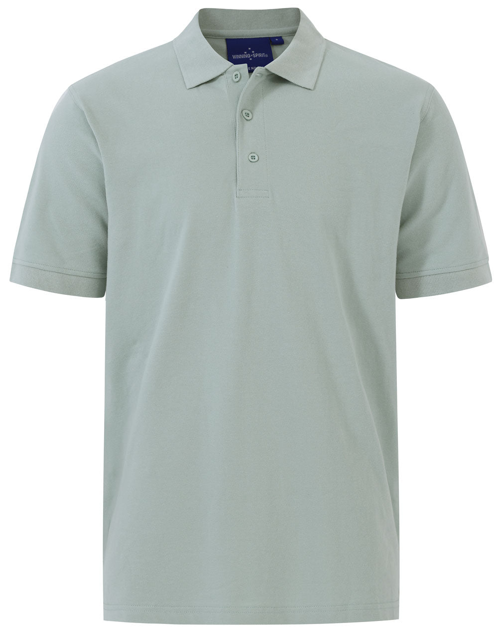 Men's cotton stretch polo - Iceberg Green