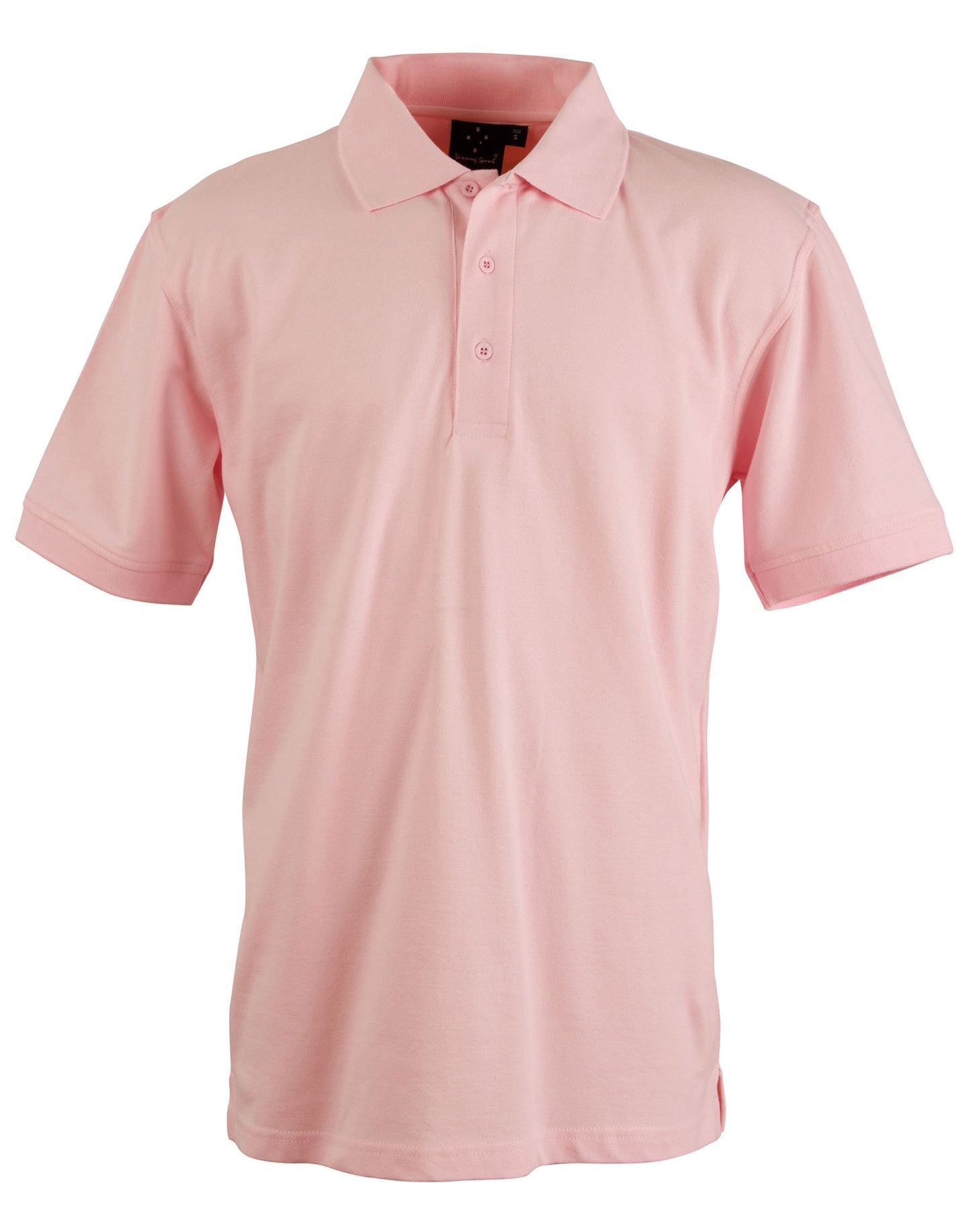 Men's cotton stretch polo - Pink