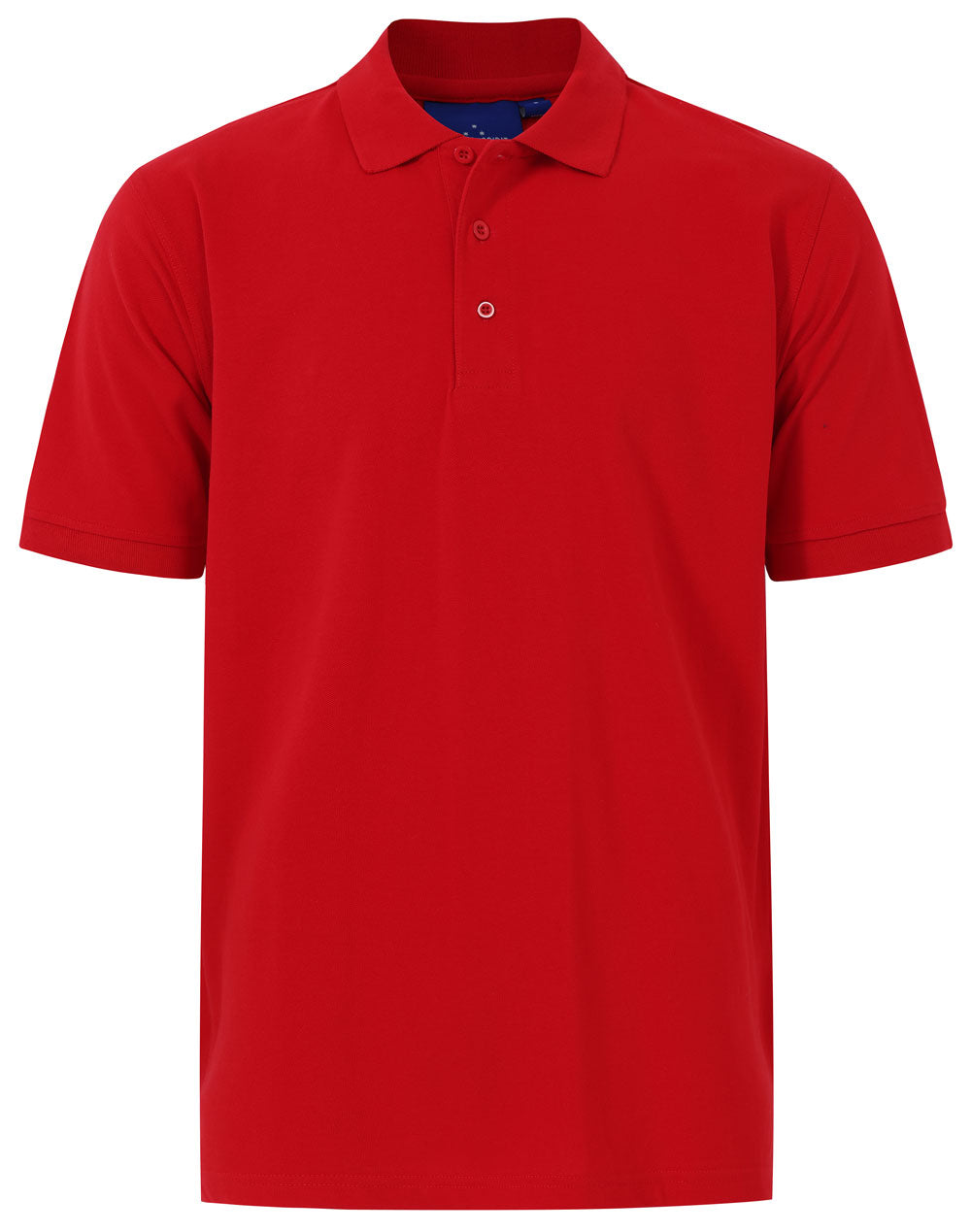 Men's cotton stretch polo - Red