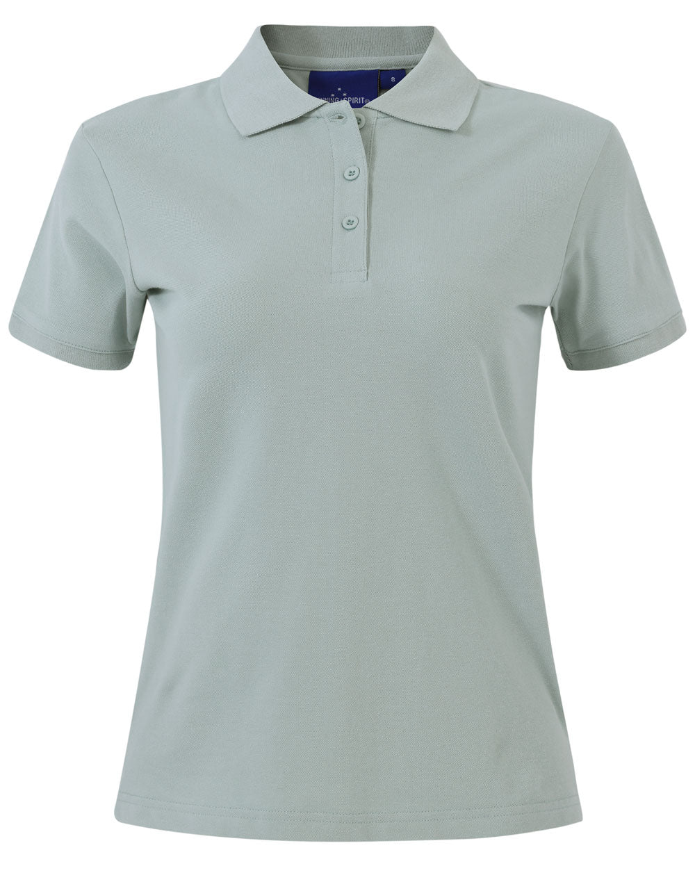 ladies cotton stretch polo - Iceberg Green