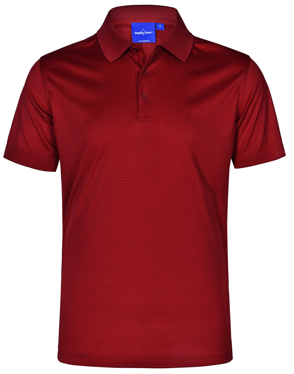 Men's Cooldry Textured Polo - Red