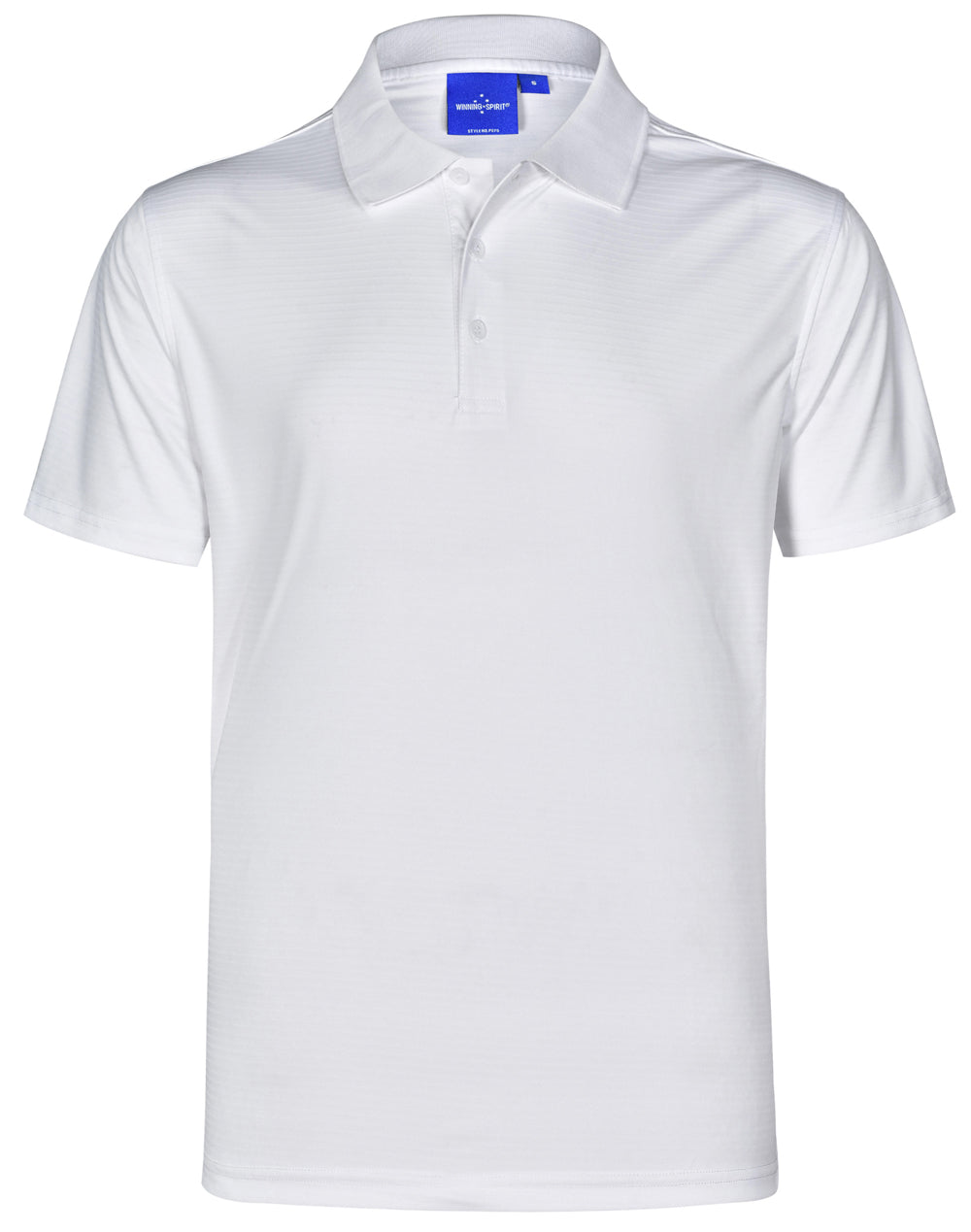 Men's Cooldry Textured Polo - White