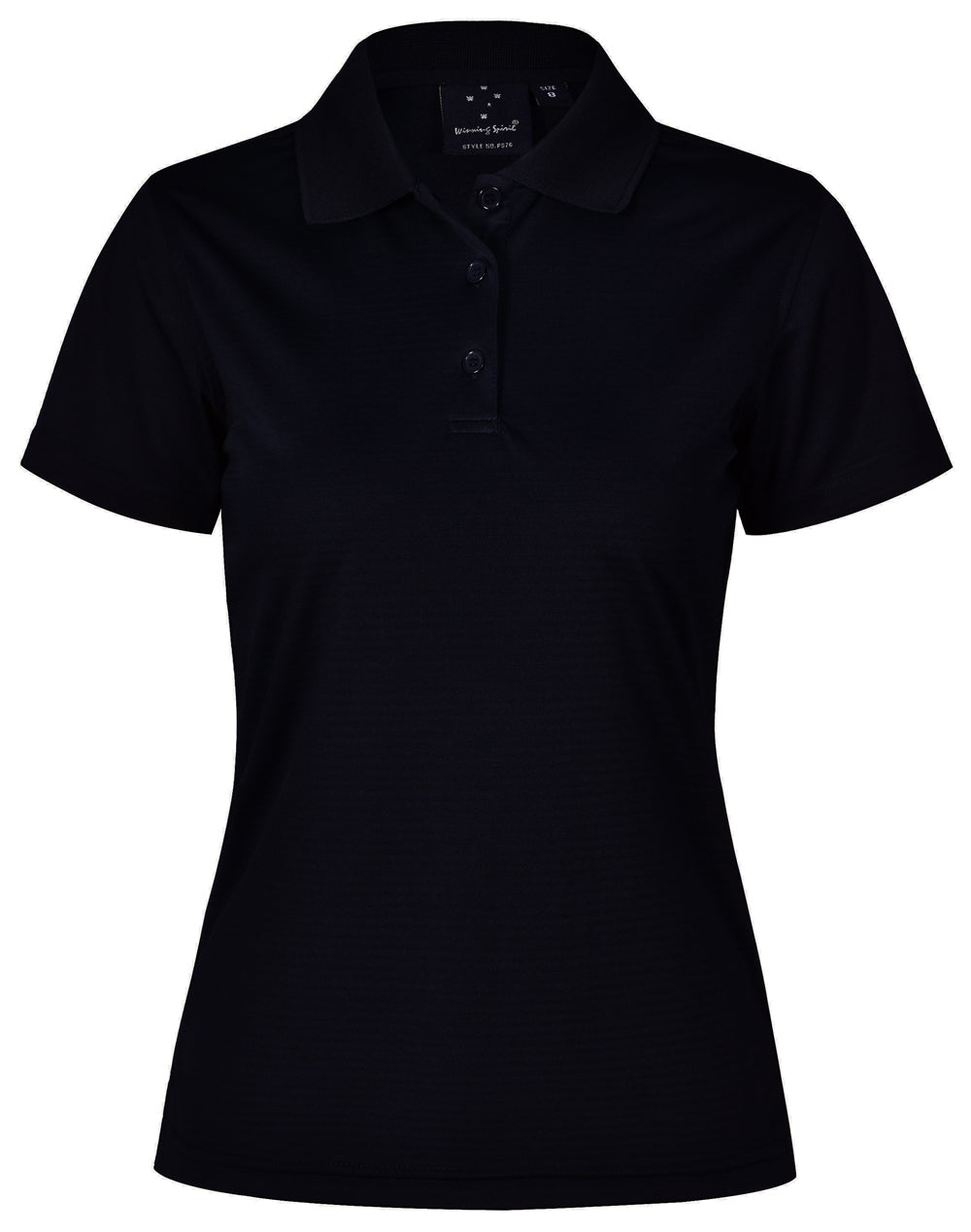 Ladies' Cooldry Textured Polo - Black
