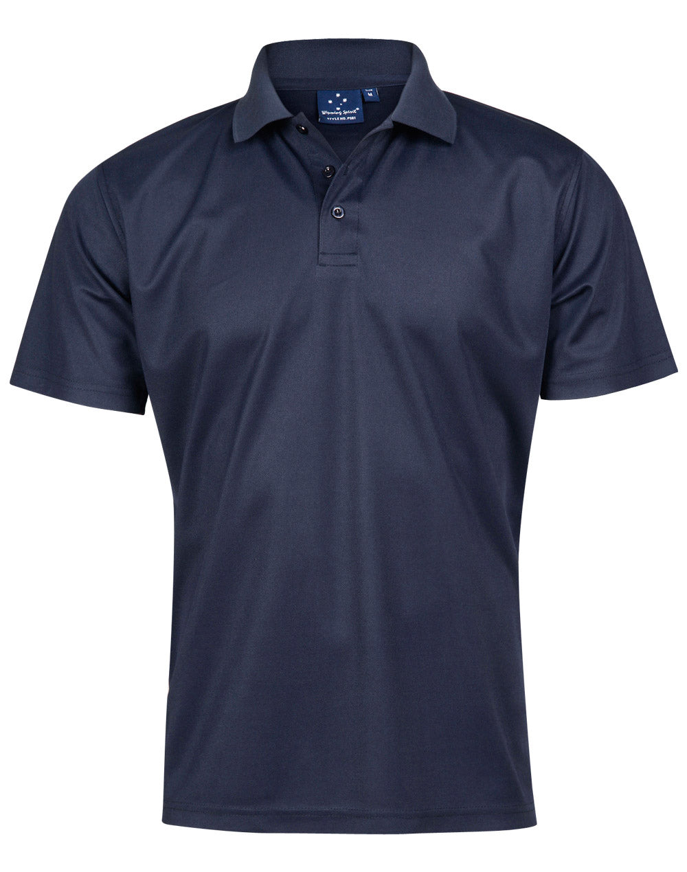 Kids' Cooldry Pique Soild Colour S/S Polo - Navy