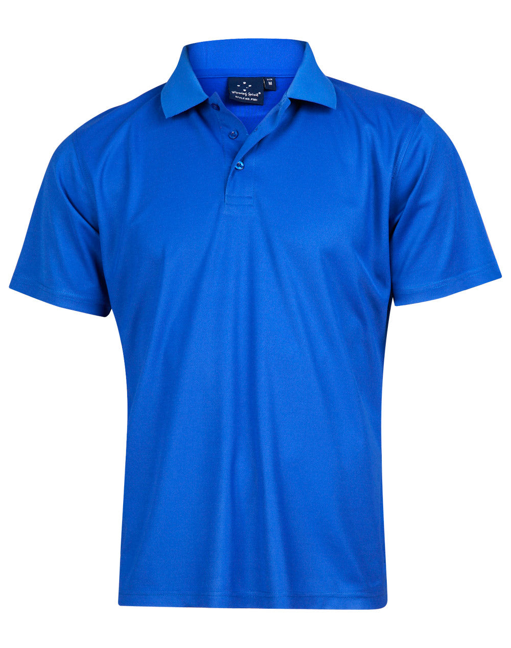 Kids' Cooldry Pique Soild Colour S/S Polo - Royal