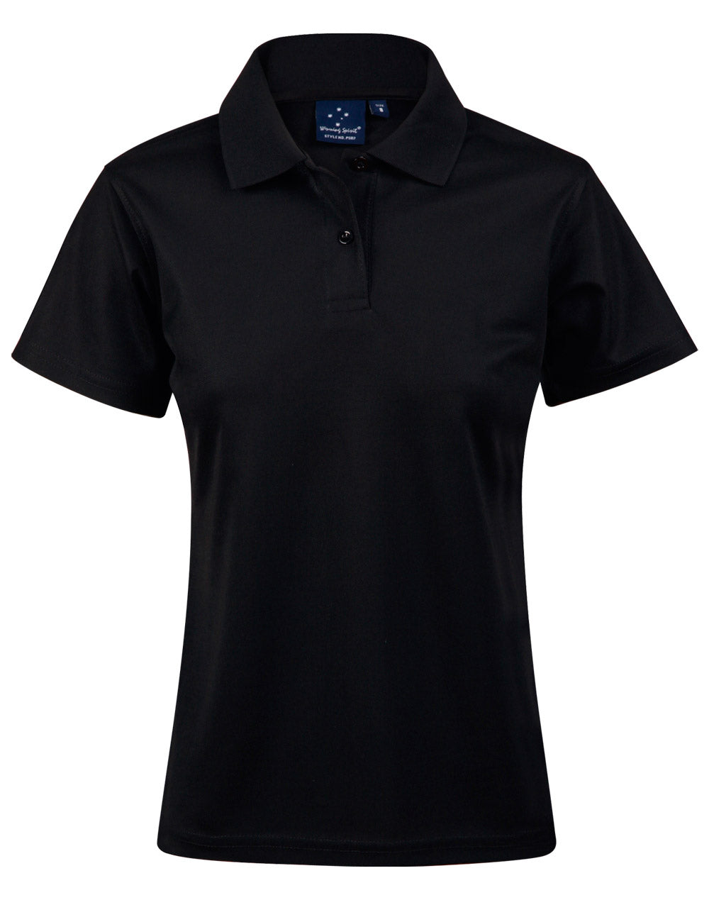 Ladies' Cooldry Pique Soild Colour S/S Polo - Black
