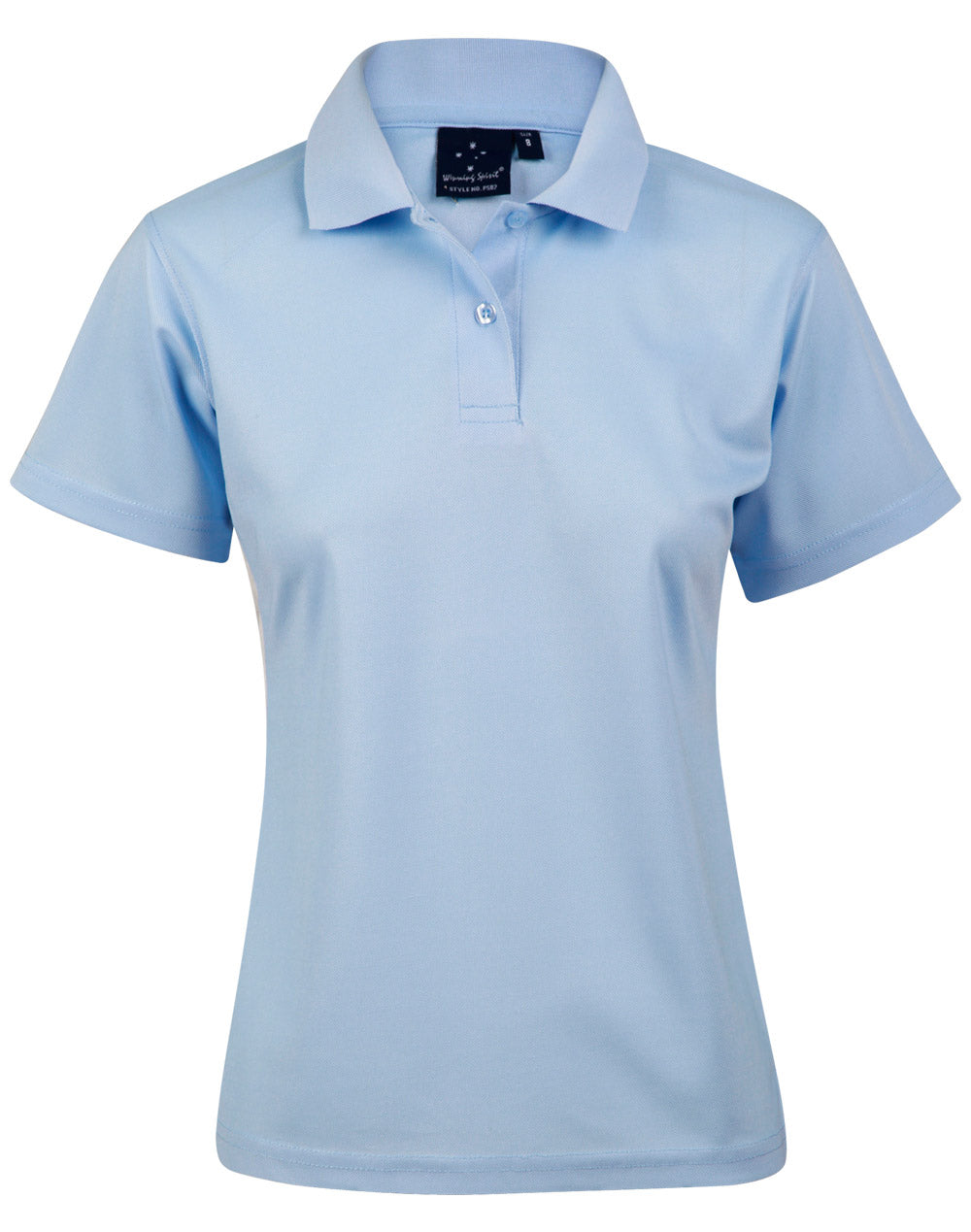 Ladies' Cooldry Pique Soild Colour S/S Polo - Skyblue