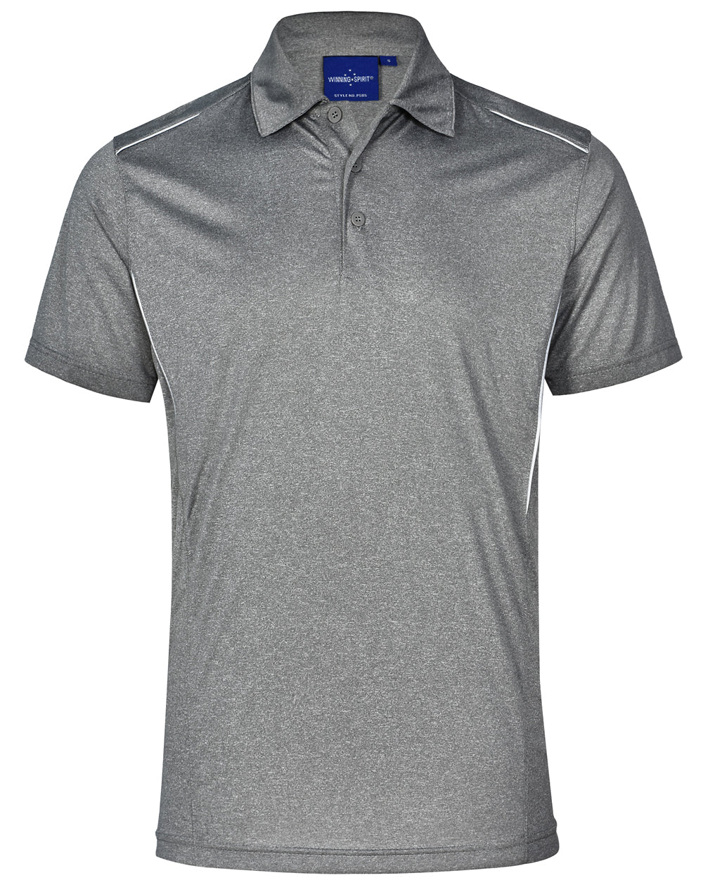 Men's Ultra Dry Cationic Short Sleeve Polo - Silver Grey