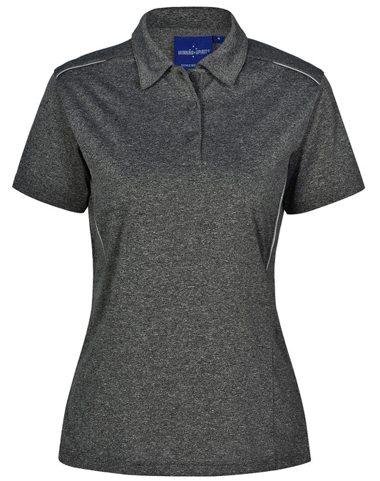 Ladies' Ultra Dry Cationic Short Sleeve Polo - Black