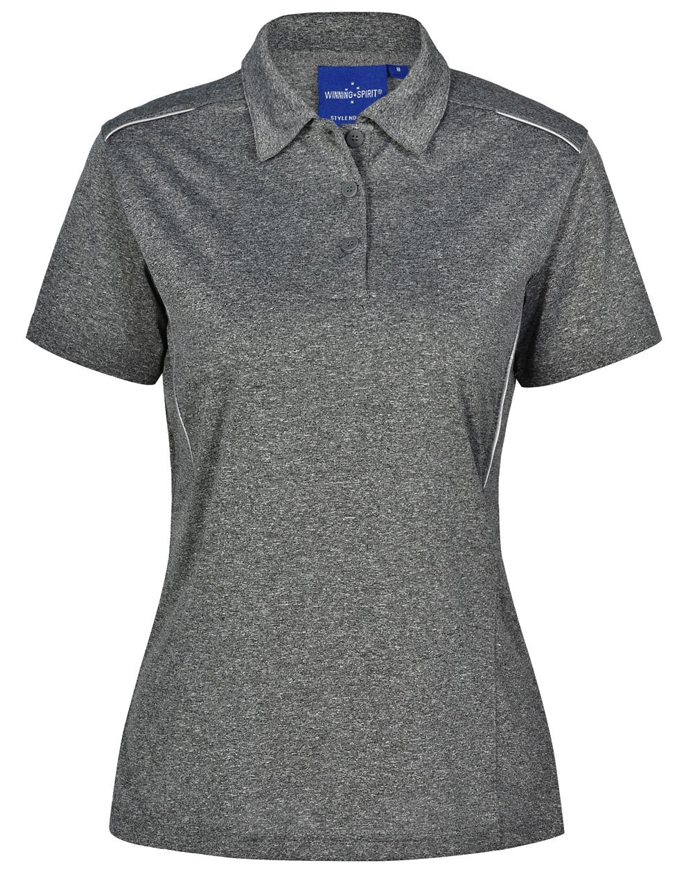 Ladies' Ultra Dry Cationic Short Sleeve Polo - Charcoal