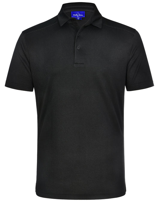 Men's Bamboo Charcoal Corporate S/S Polo - Black