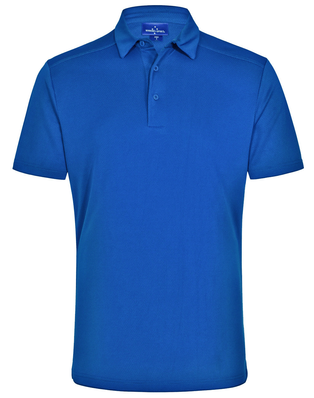 Men's Bamboo Charcoal Corporate S/S Polo - Electric Blue