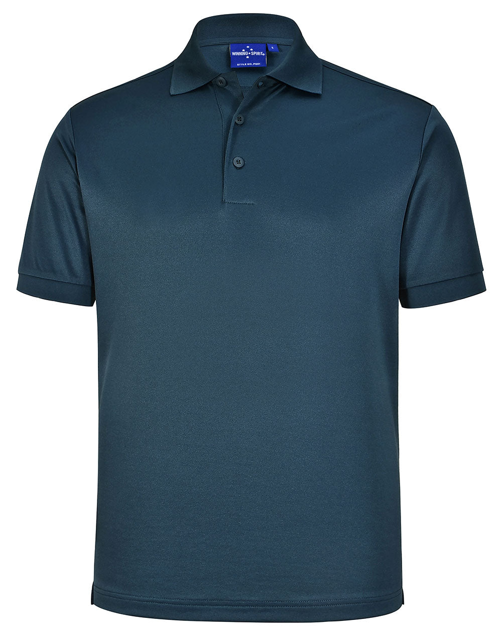 Men's Sustainable Poly/Cotton Corporate S/S Polo - Heavy Cloud