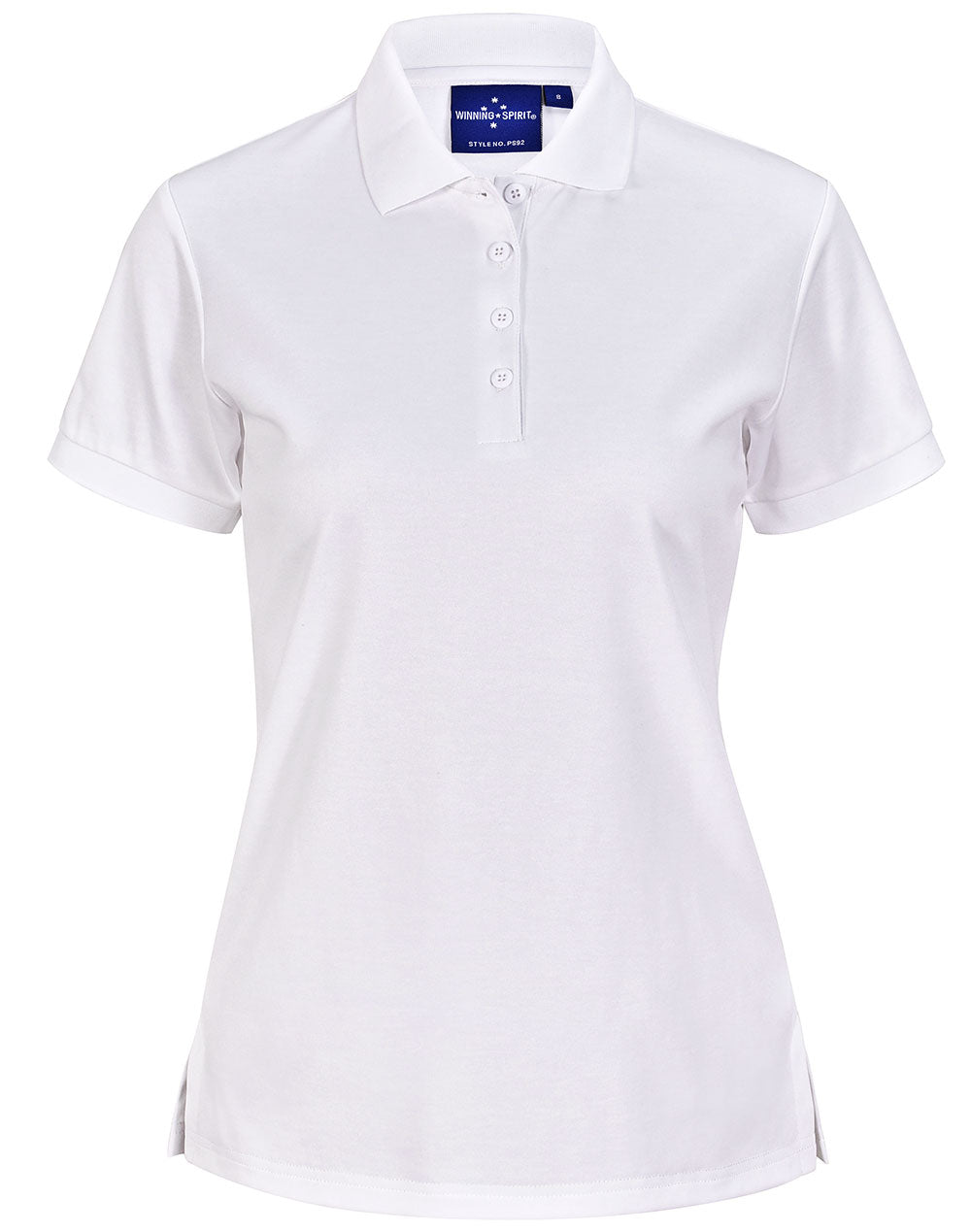 Ladies' Sustainable Poly/Cotton Corporate S/S Polo - White